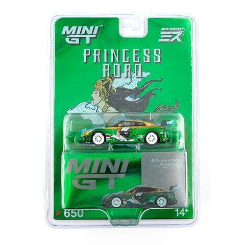 Mini GT 1:64 LB-Silhouette WORKS GT NISSAN 35GT-RR Ver.2 “RORO” MINI GT x MIZU Diecast Blister