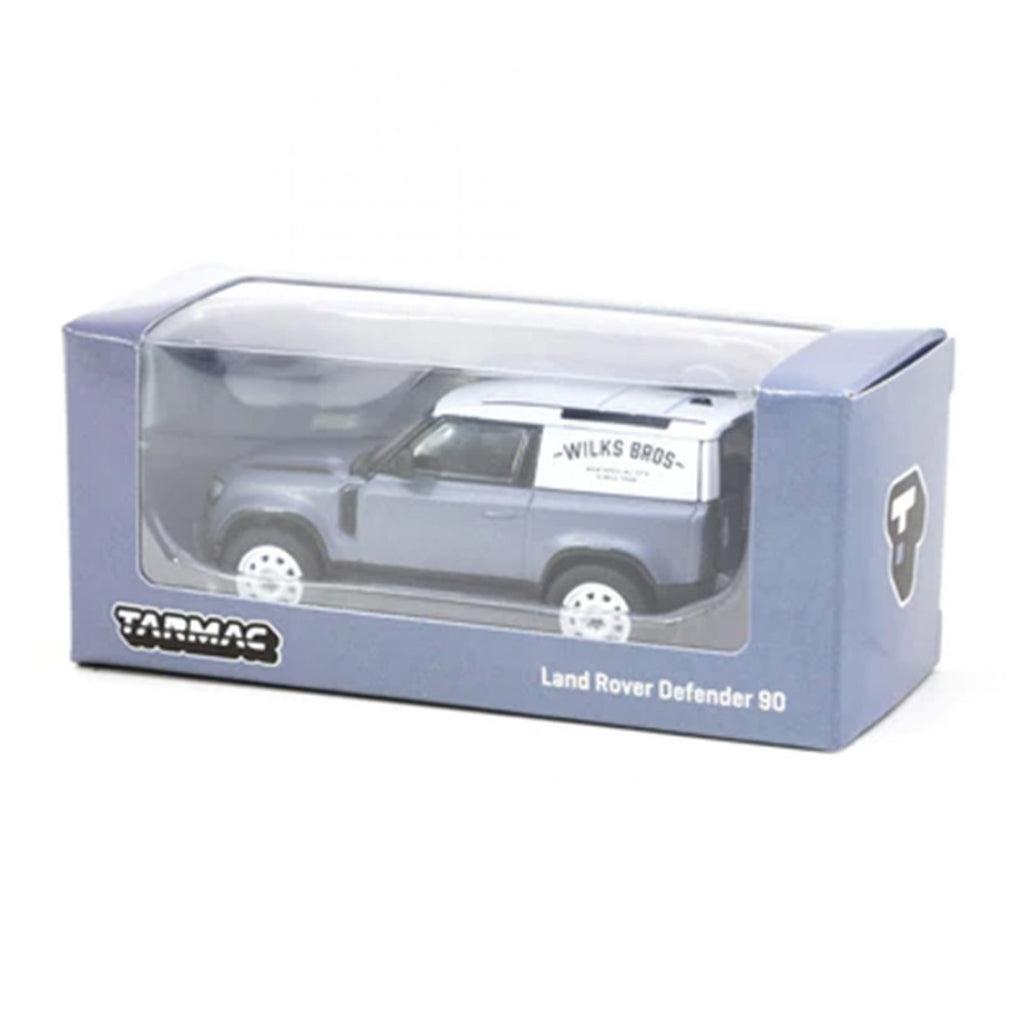Tarmac Works 1/64 Land Rover Defender 90 D90 Matt Blue Grey