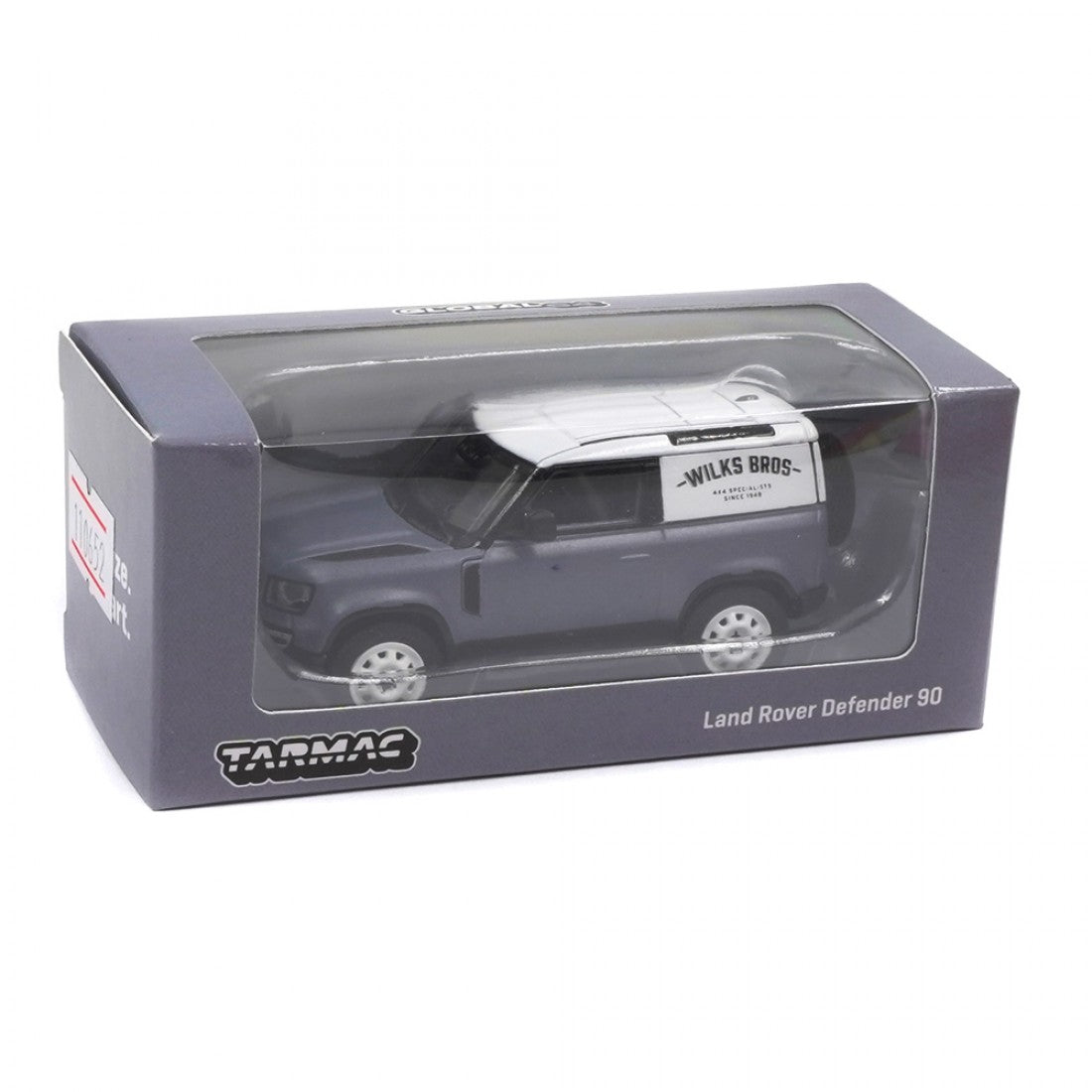 Tarmac Works 1/64 Land Rover Defender 90 D90 Matt Blue Grey