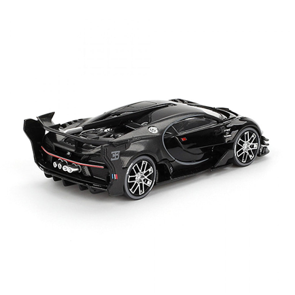 Mini GT 1:64 Bugatti Vision Gran Turismo – Negro – Exclusivos de Mijo Blister