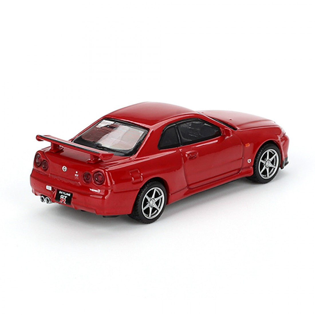 Mini GT 1:64 Nissan Skyline GT-R (R34) V-Spec Active Red - Exclusivas de Mijo Blister