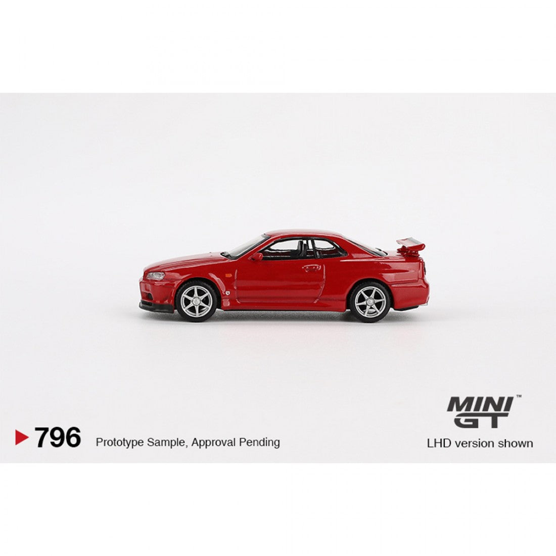 Mini GT 1:64 Nissan Skyline GT-R (R34) V-Spec Active Red - Exclusivas de Mijo Blister