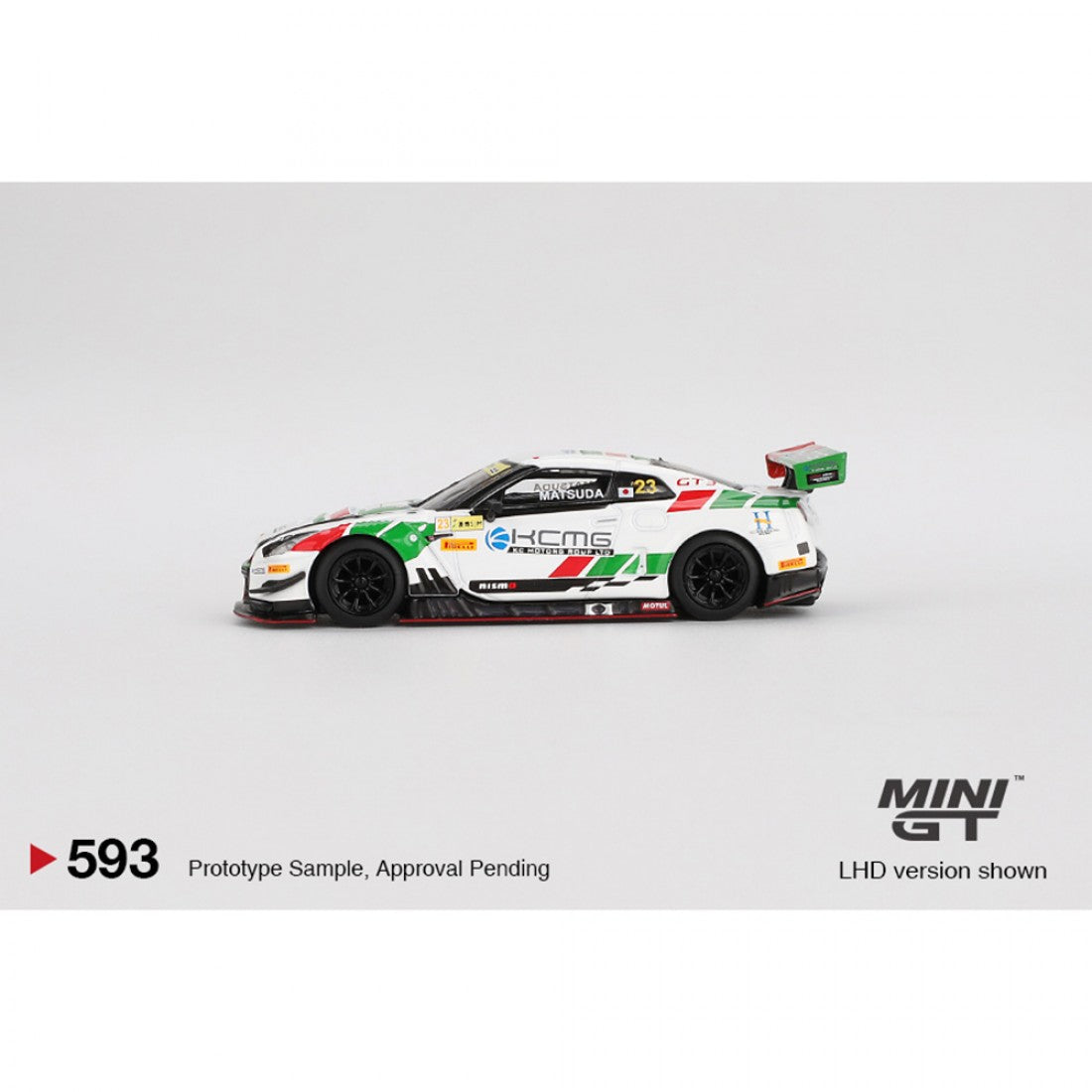 Mini GT 1:64 Nissan GT-R NISMO GT3 #23 KCMG Copa del Mundo FIA GT 2018 Macao Blister