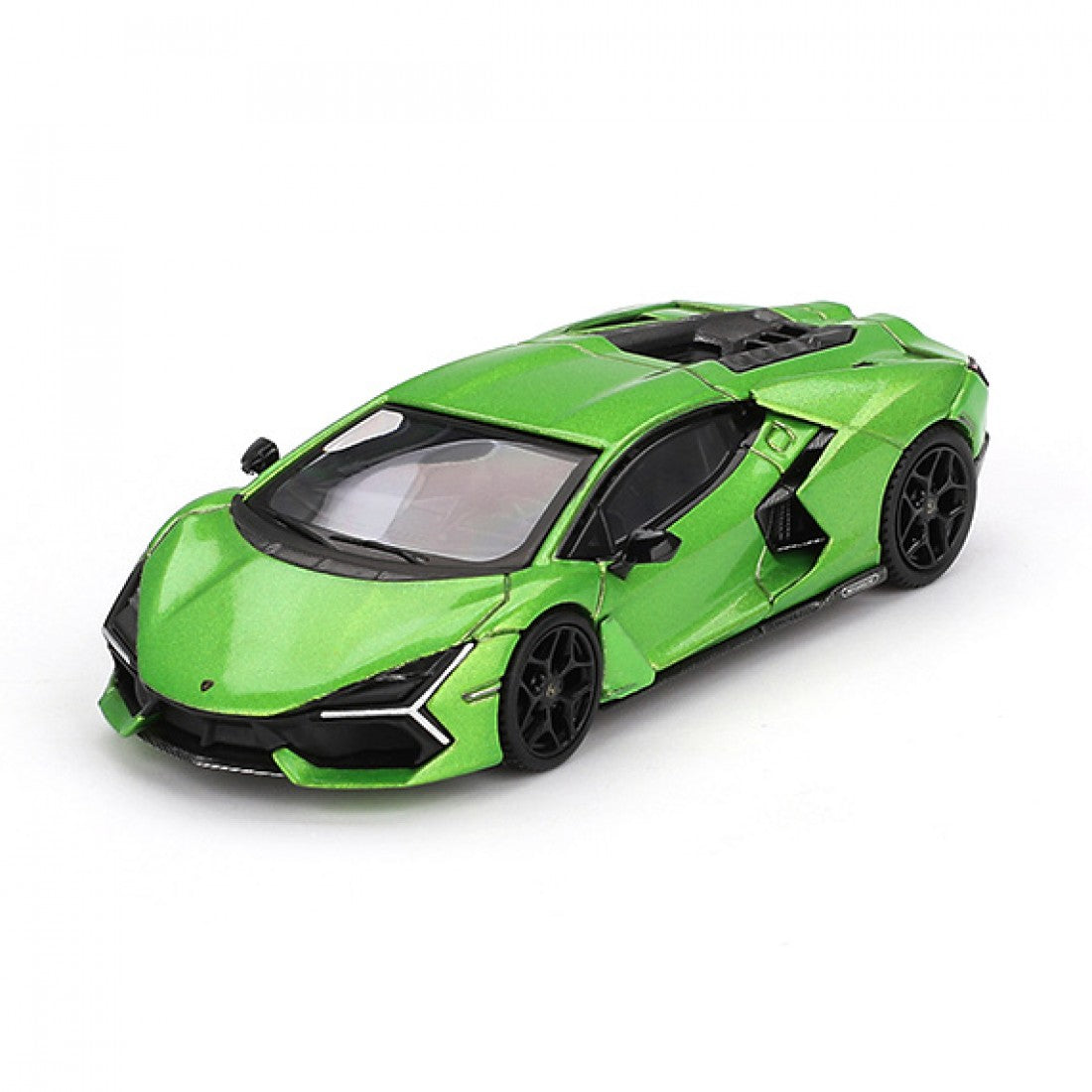 Mini GT 1:64 Lamborghini Revuelto – Verde Selvans Green – Edición Limitada Blister