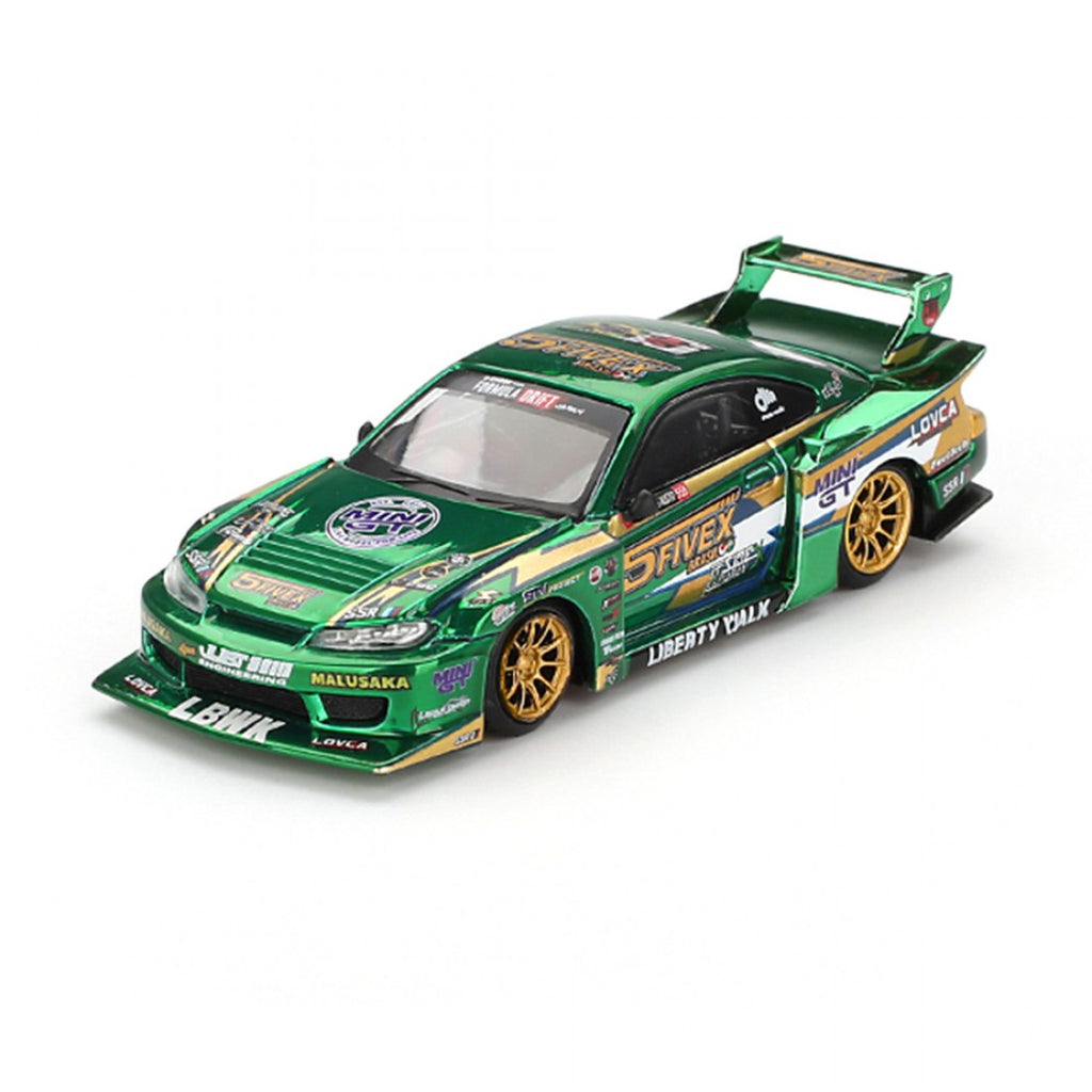 Mini GT 1:64 Nissan LB-Super Silhouette S15 SILVIA LBWK 2024 Fausto Racing Blister