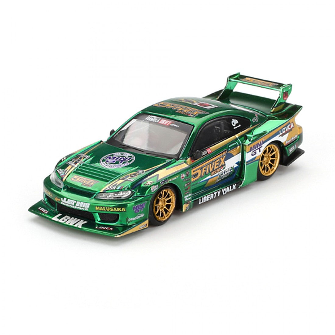 Mini GT 1:64 Nissan LB-Super Silhouette S15 SILVIA LBWK 2024 Fausto Racing Blister