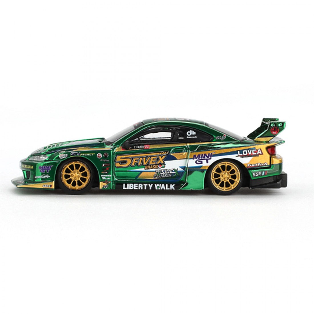 Mini GT 1:64 Nissan LB-Super Silhouette S15 SILVIA LBWK 2024 Fausto Racing Blister