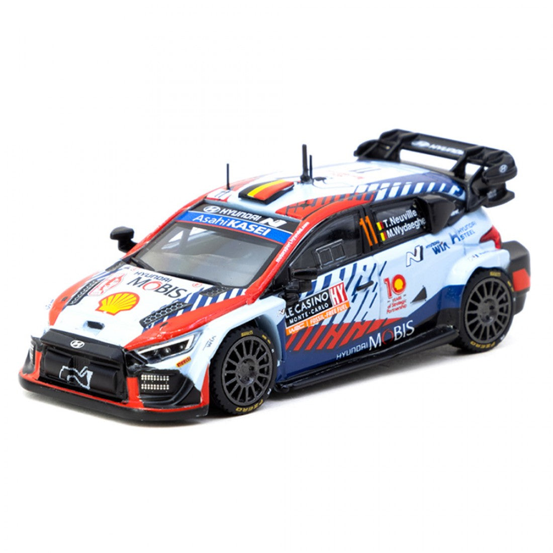 Tarmac Works 1/64 Hyundai i20 N Rally1 Hybrid Rallye Monte-Carlo 2024 Winner