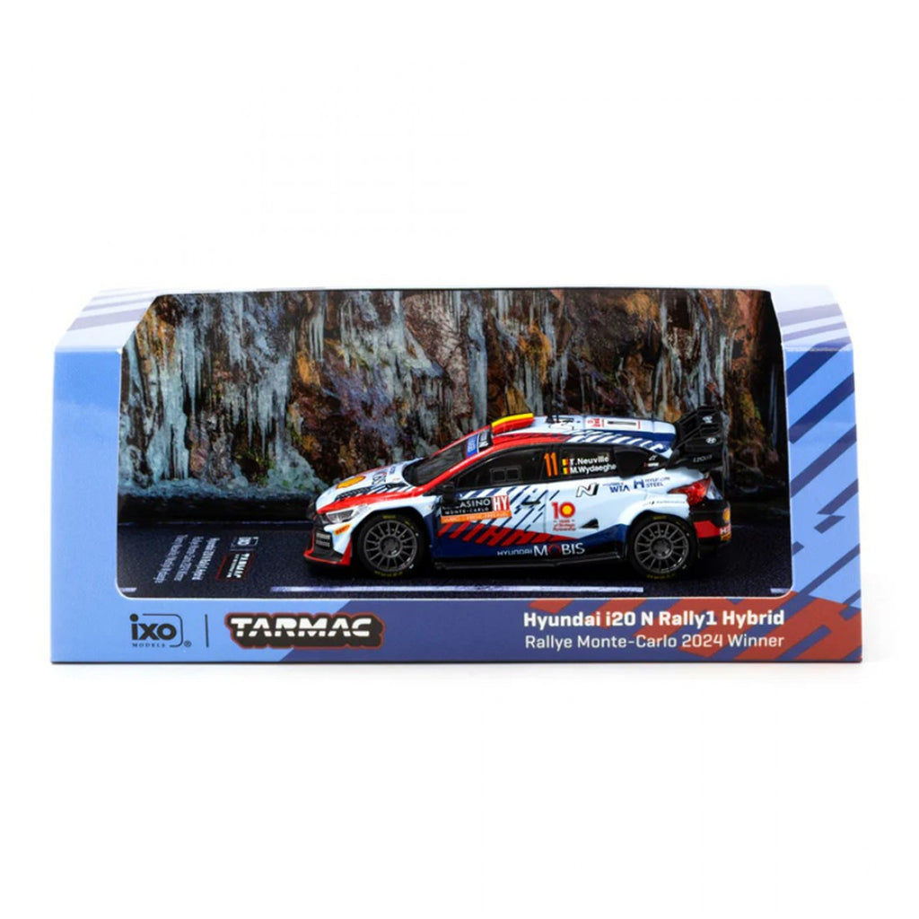 Tarmac Works 1/64 Hyundai i20 N Rally1 Hybrid Rallye Monte-Carlo 2024 Winner