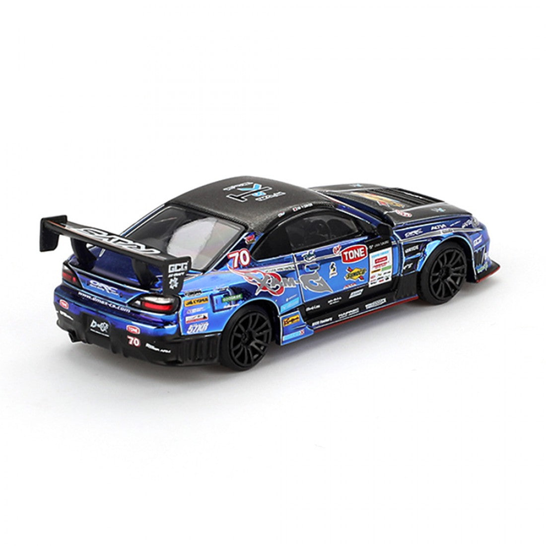 Mini GT 1:64 Exclusivo de Japón Nissan Silvia (S15) D-MAX #70 D-MAX Racing 2023 D1 Grand Prix Edición Limitada Blister
