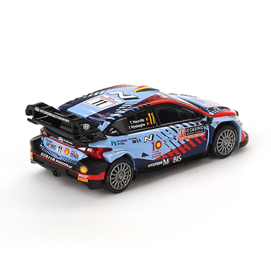 Mini GT 1:64 Hyundai i20 N Rally1 Hybrid #112024 Ganador del Rallye Monte-Carlo Blister