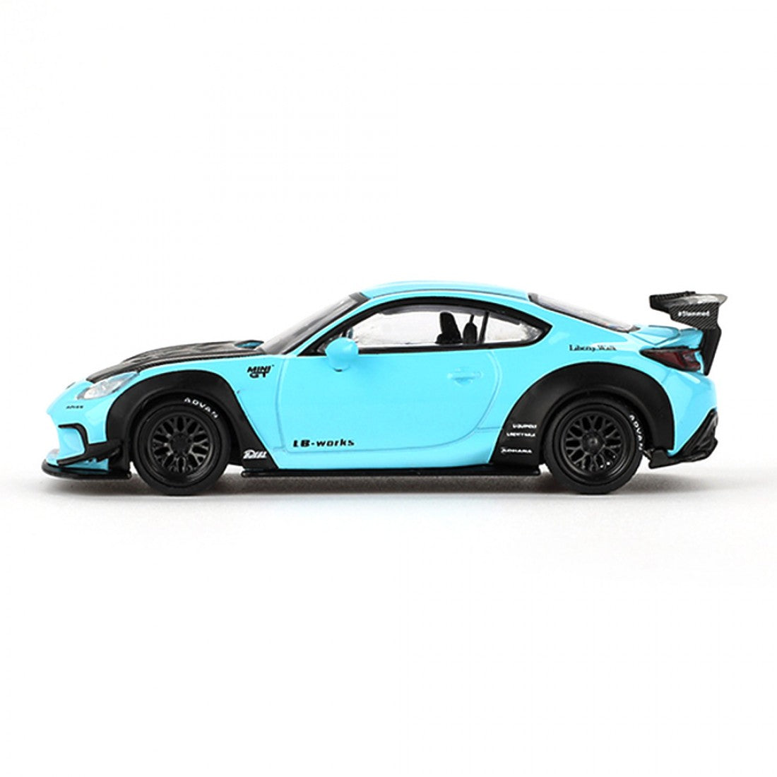 Mini GT 1:64 Toyota GR86 LB-Nation – Azul Bebé Blister