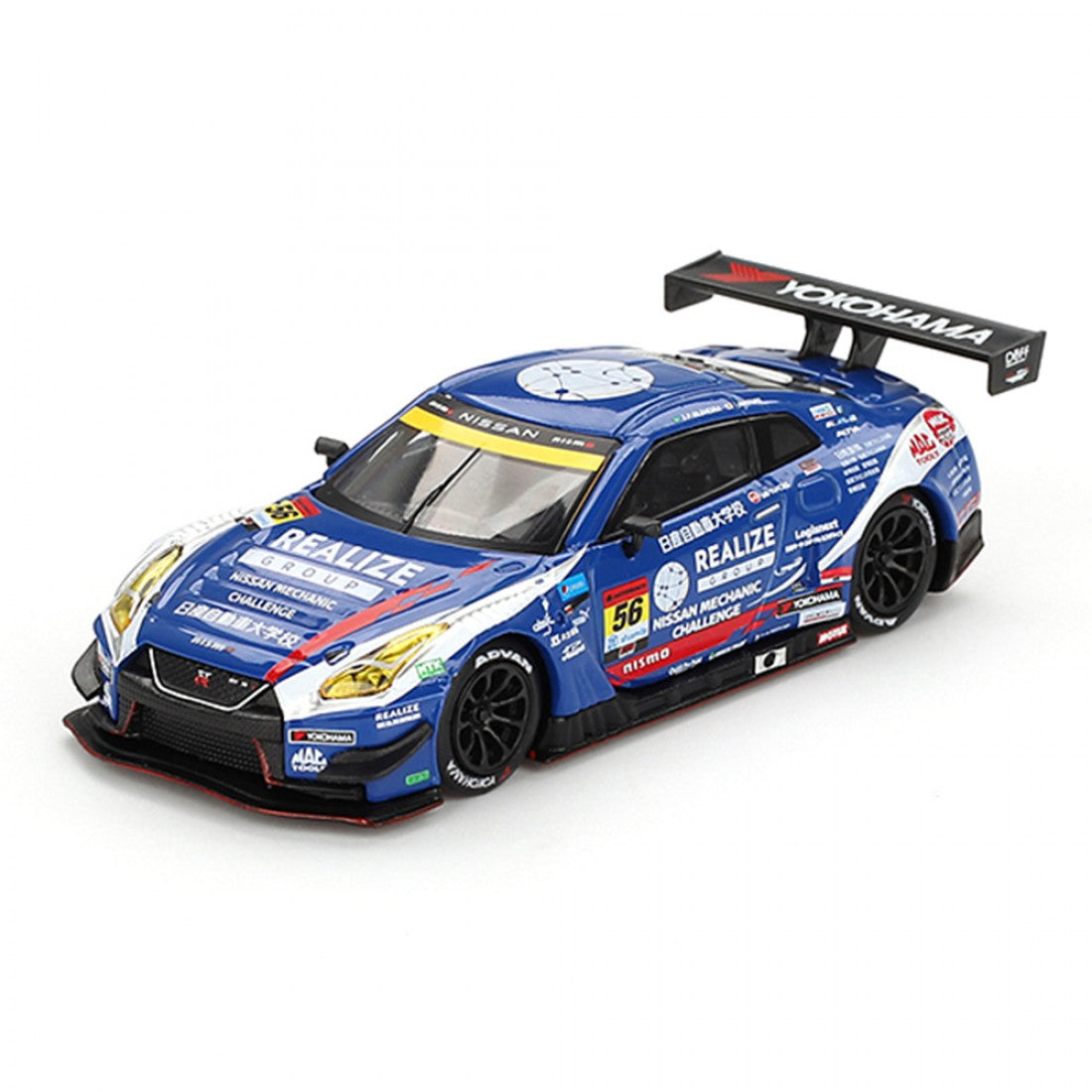 Mini GT 1/64 Nissan GT-R NISMO GT3 #56 REALIZE NISSAN MECHANIC CHALLENGE GT-R KONDO RACING 2023 SUPER GT SERIES (PRESENTACIÓN EN BLISTER)
