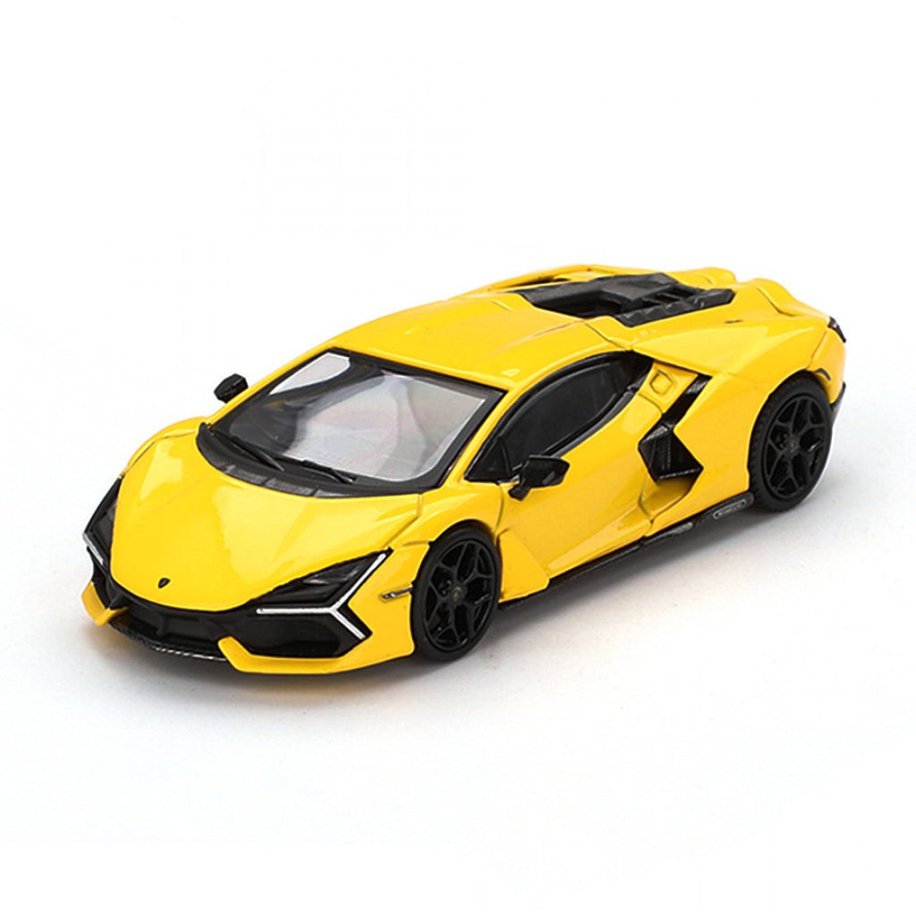 Mini GT 1:64 Lamborghini Revuelto – Amarillo Giallo (PRESENTACIÓN EN BLISTER)
