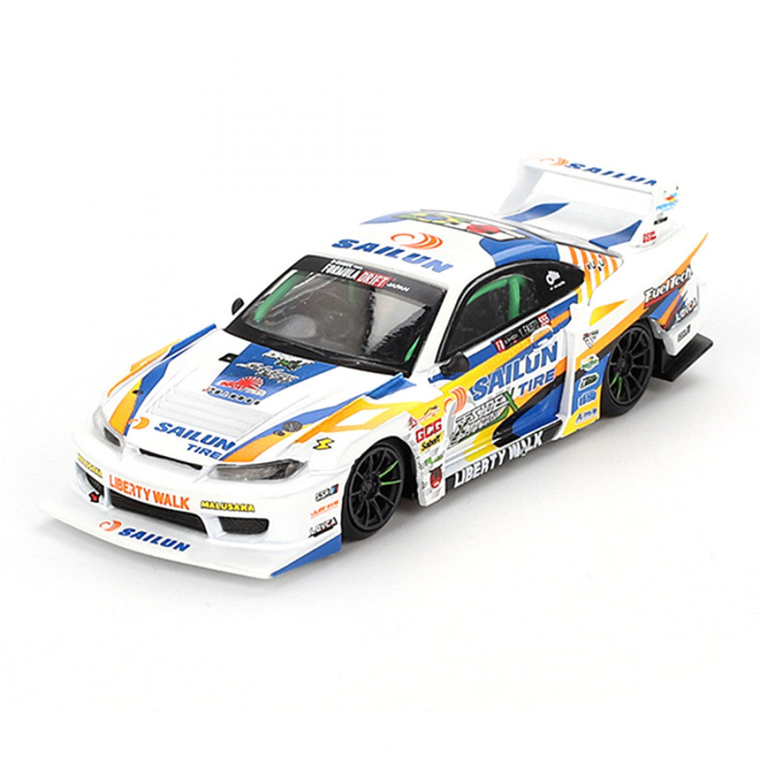 Mini GT 1:64 Nissan LB-Super Silhouette S15 SILVIA #555 2023 Fórmula Drift Japón Blister