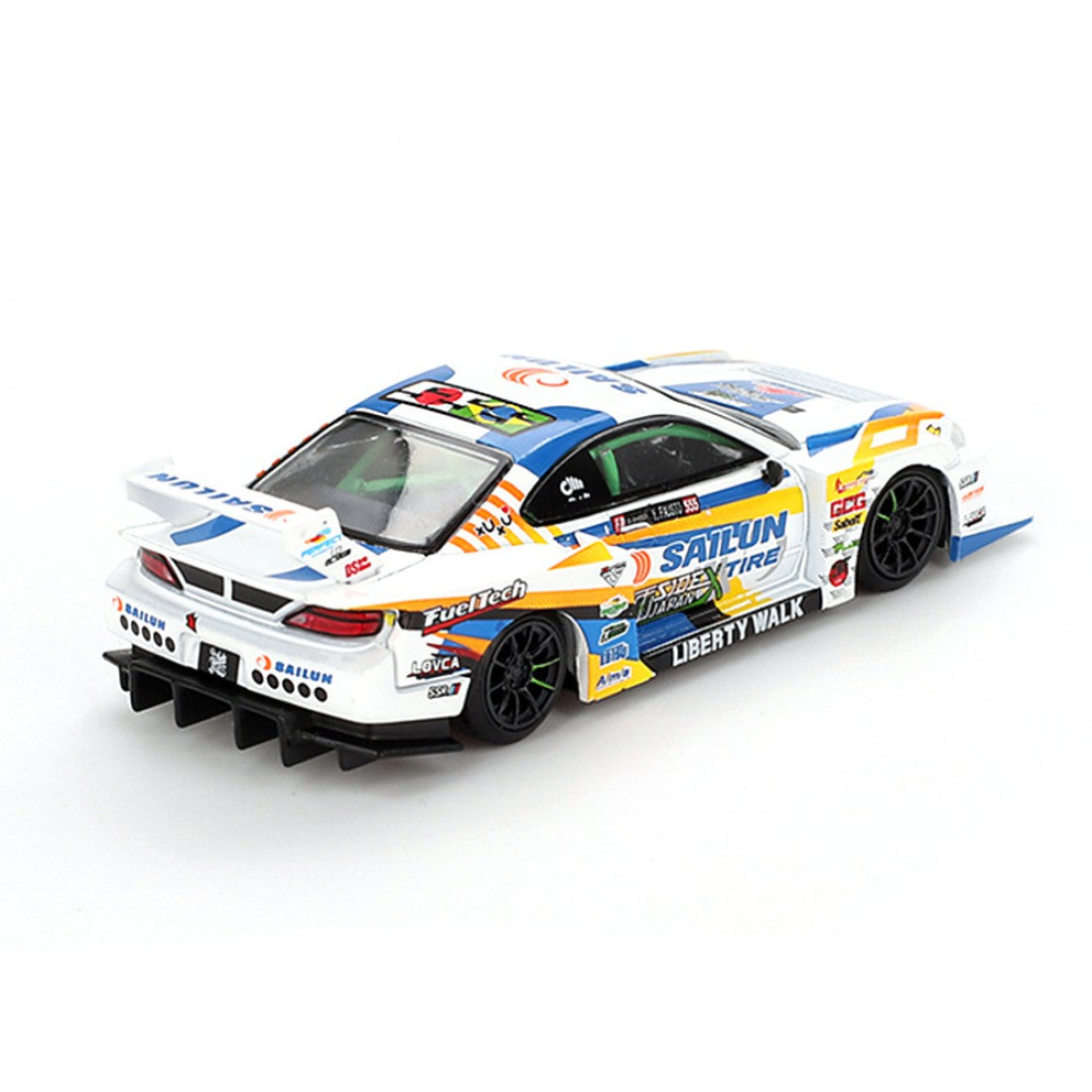 Mini GT 1:64 Nissan LB-Super Silhouette S15 SILVIA #555 2023 Fórmula Drift Japón Blister