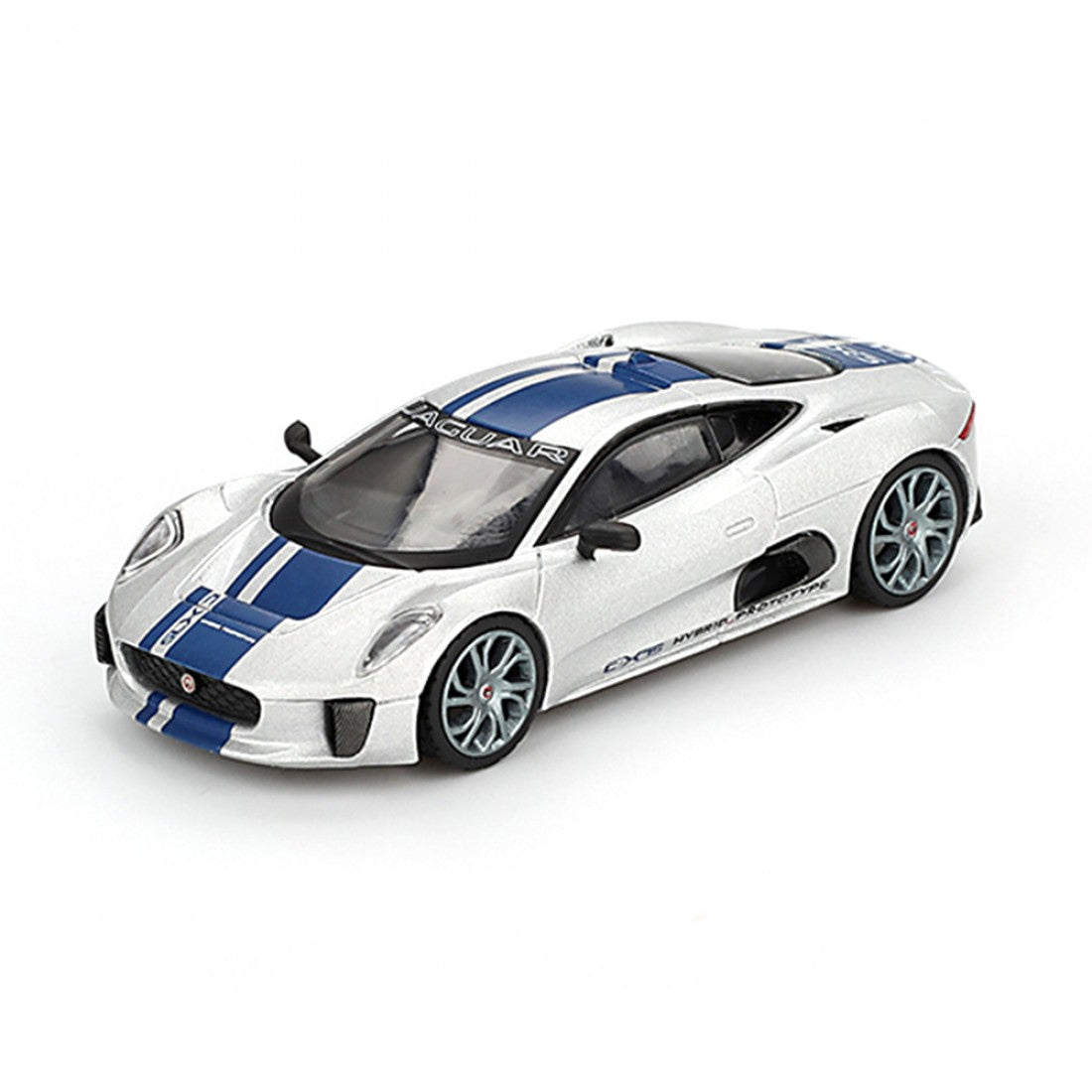 Mini GT Jaguar C-X75 1/64 Plata RHD Embalaje Blíster