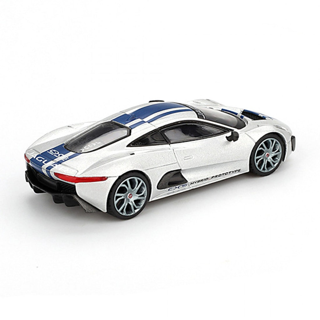Mini GT Jaguar C-X75 1/64 Plata RHD Embalaje Blíster