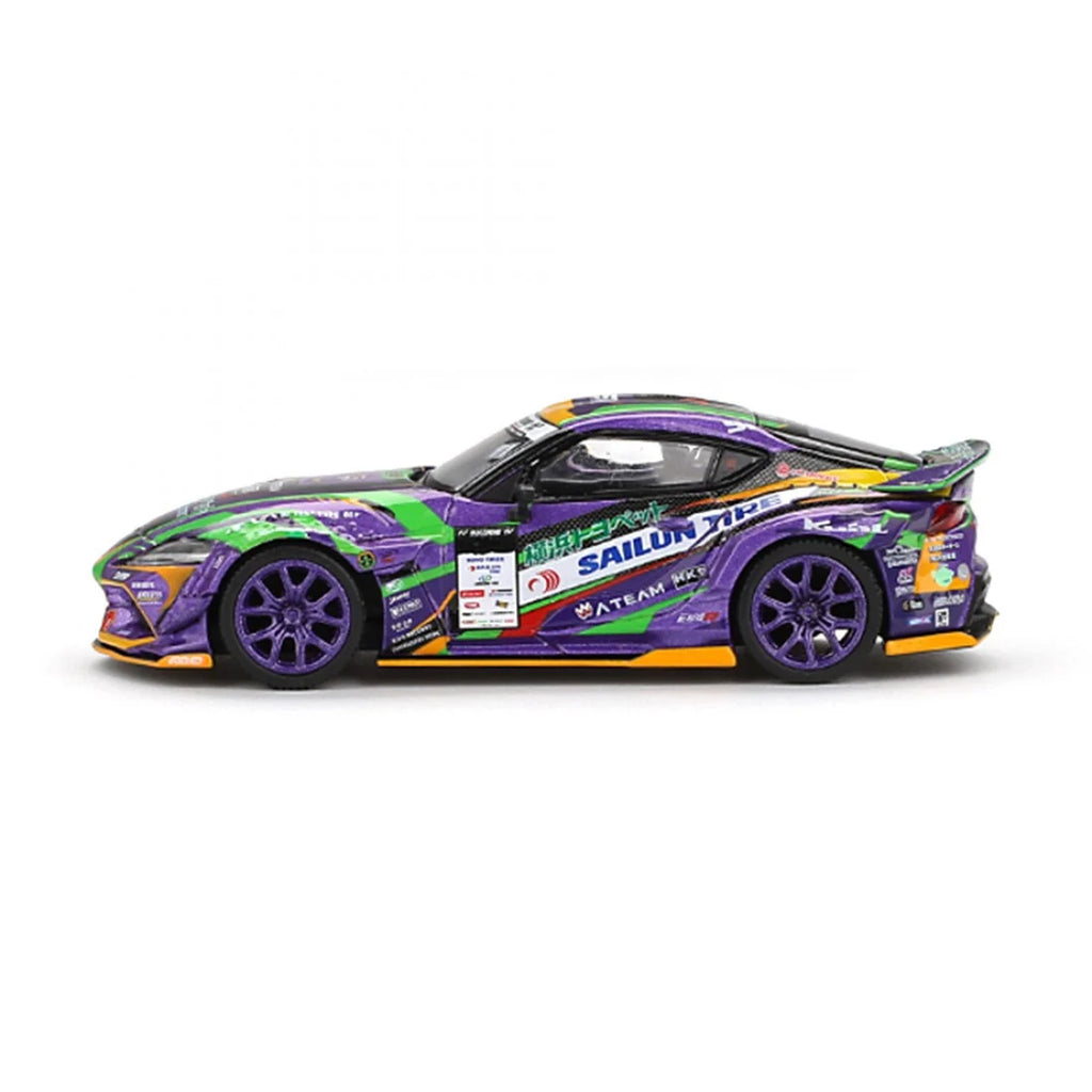 Mini GT 1/64 Toyota GR Supra KUHL 2021 D1GP EVANGELION RACING D1