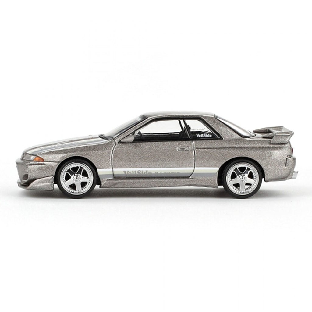 Mini GT 1:64 Nissan Skyline GT-R (R32) Veilside Combat CI – Gris Veilside Combat Blister