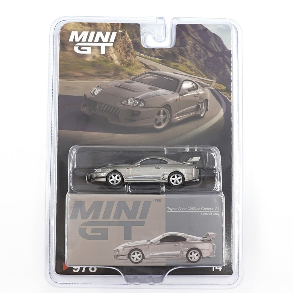 Mini GT 1:64 Toyota Supra VeilSide Combat V-II – Combat Grey Blister