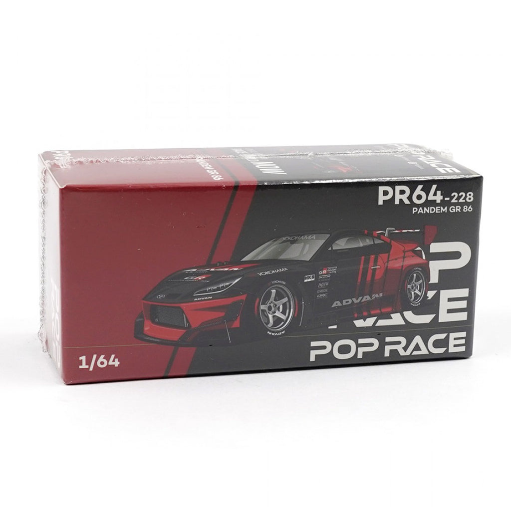 POP RACE 1/64 PANDEM GR86 ADVAN