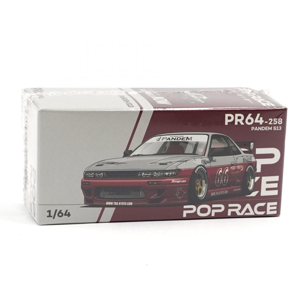 POP RACE 1/64 PANDEM SILVIA S13 MOONTECH RED