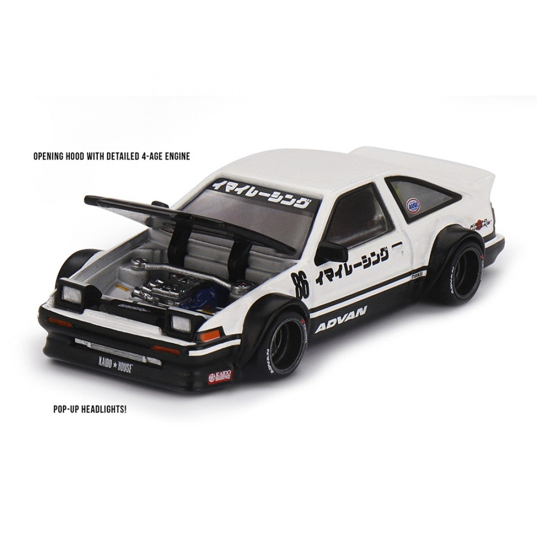 KAIDO HOUSE 1/64 TOYOTA AE86 SPRINTER TRUENO STREET V1