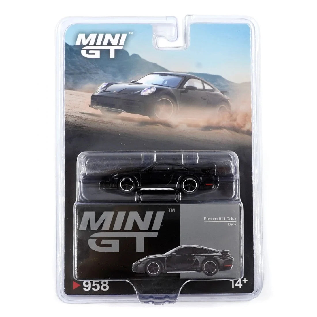 Mini GT 1/64 Porsche 911 Dakar Negro
