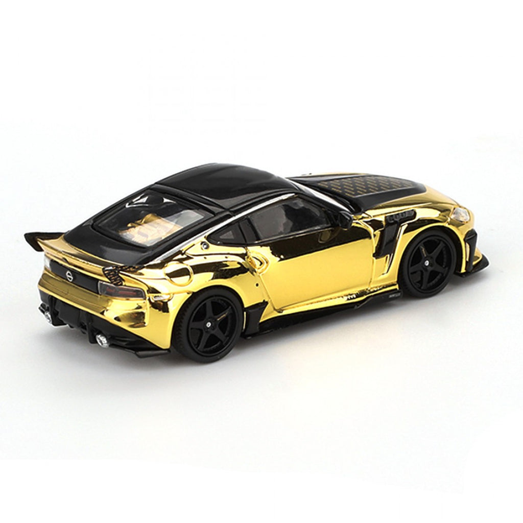 Mini GT 1:64 Nissan Z VeilSide FFZ400 – Cromo dorado (PRESENTACIÓN EN BLISTER)