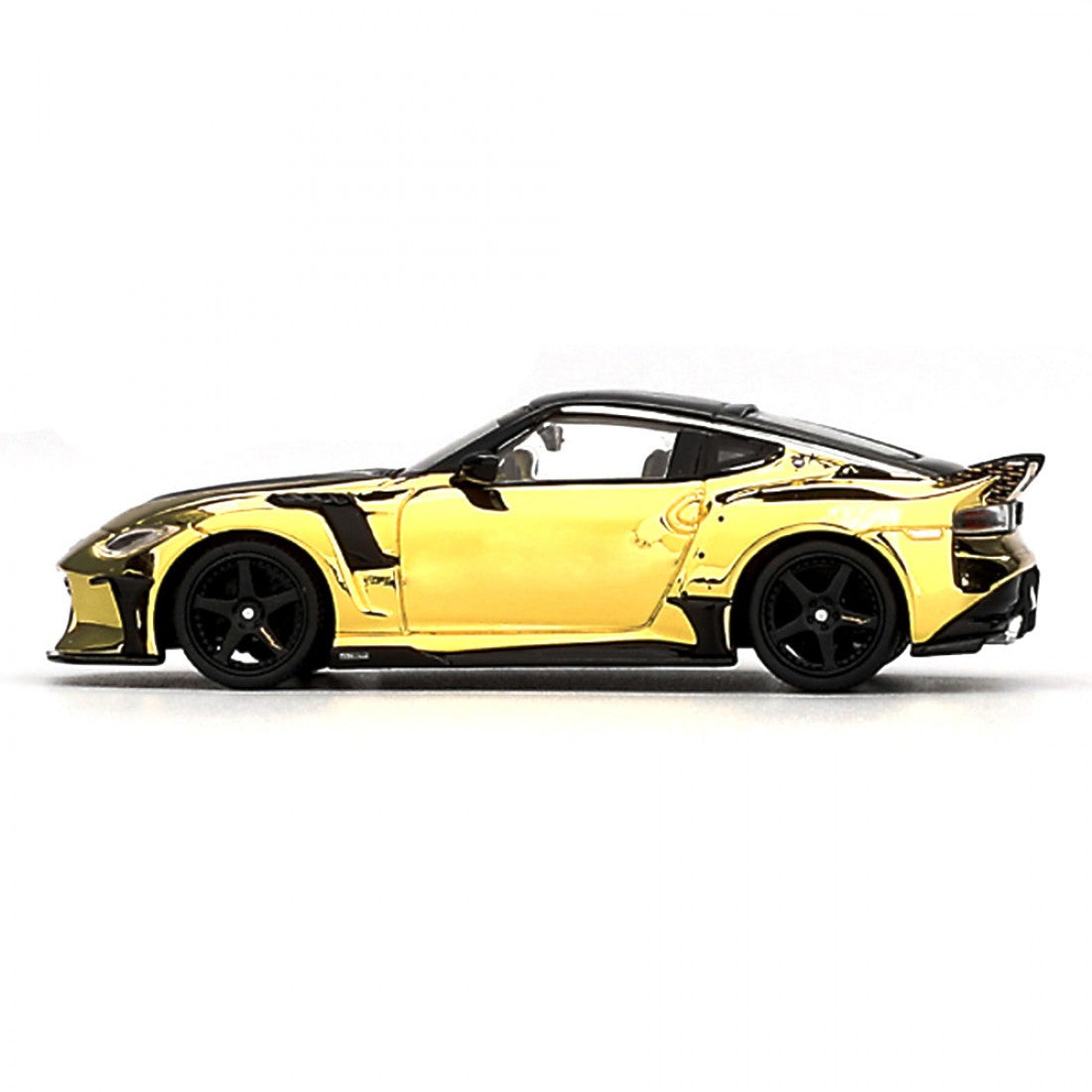 Mini GT 1:64 Nissan Z VeilSide FFZ400 – Cromo dorado (PRESENTACIÓN