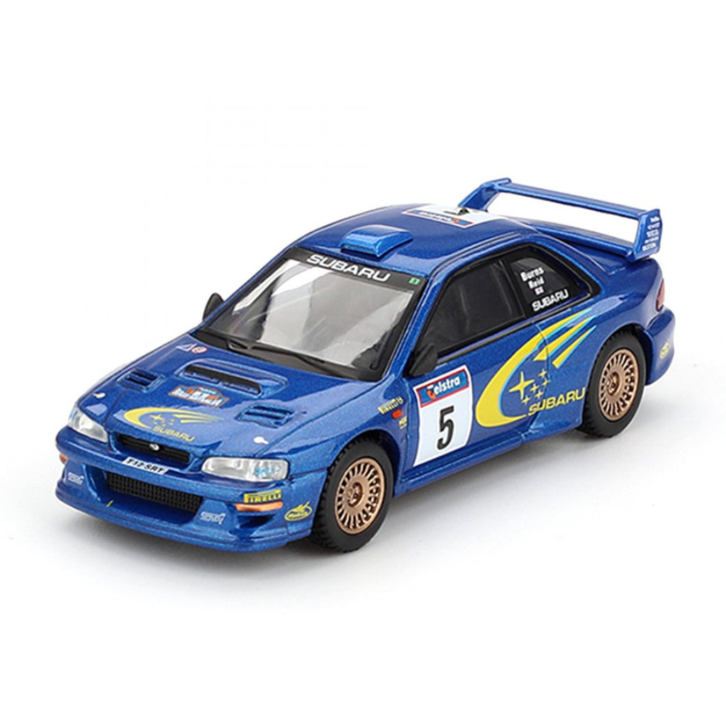 Mini GT 1/64 Subaru Impreza WRC99 Ganador del Rally de Australia de 1999 #5 LHD Exclusivo de Australia (PRESENTACIÓN EN CAJA)