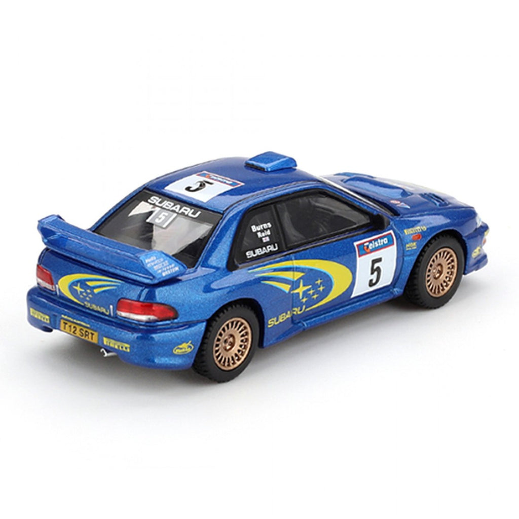 Mini GT 1/64 Subaru Impreza WRC99 Ganador del Rally de Australia de 1999 #5 LHD Exclusivo de Australia (PRESENTACIÓN EN CAJA)