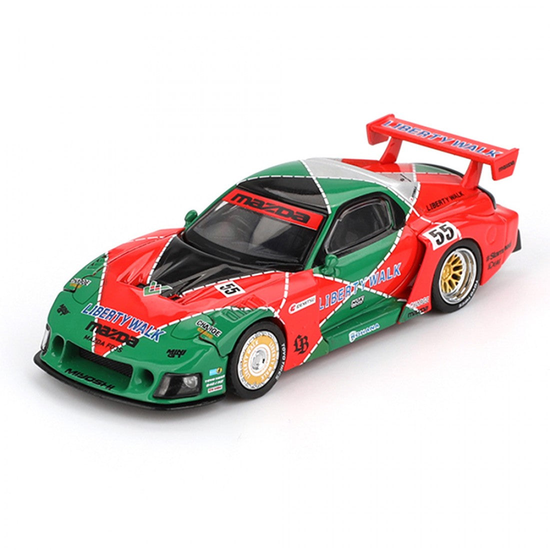 Mini GT 1/64 Mazda RX-7 LB-Super Silhouette 787B RHD Embalaje en blíster