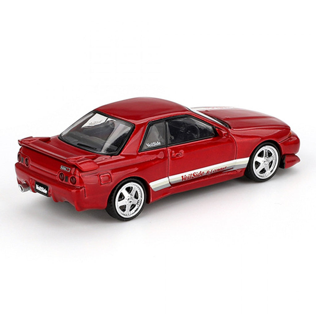 Mini GT 1:64 Nissan Skyline GT-R (R32) VeilSide Combat CI – Rojo Gema Blister