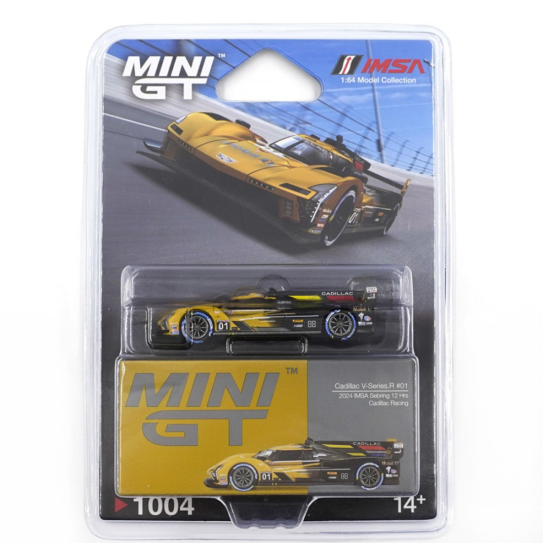 MINI GT 1/64 #1004  Cadillac #01 Cadillac Racing 2024 IMSA Sebring 12 Hrs.