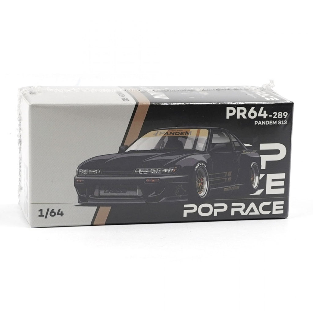 POP RACE 1/64 PANDEM S13 BLACK