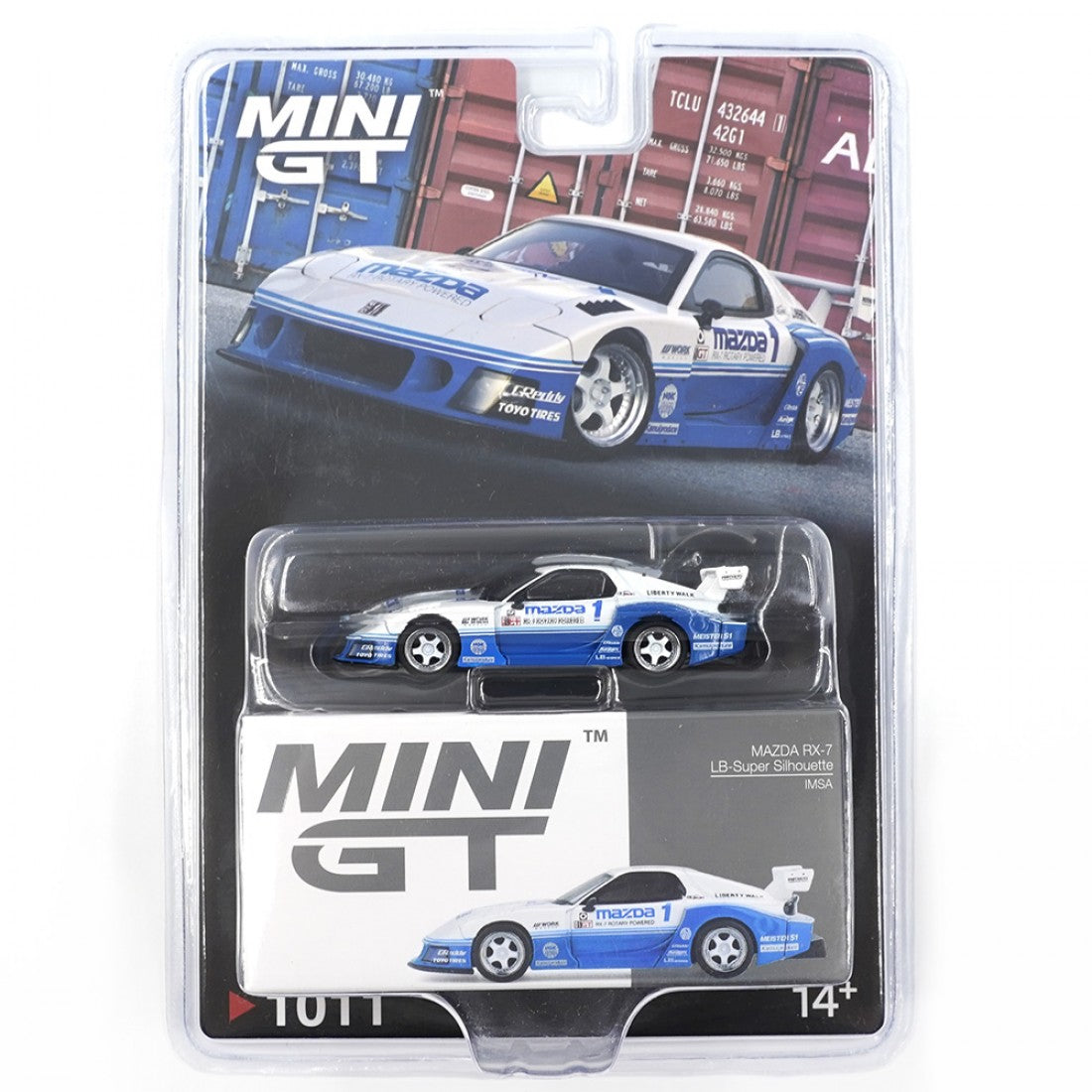Mini GT 1:64 MAZDA RX-7 LB-Super Silhouette IMSA (PRESENTACIÓN EN BLISTER)