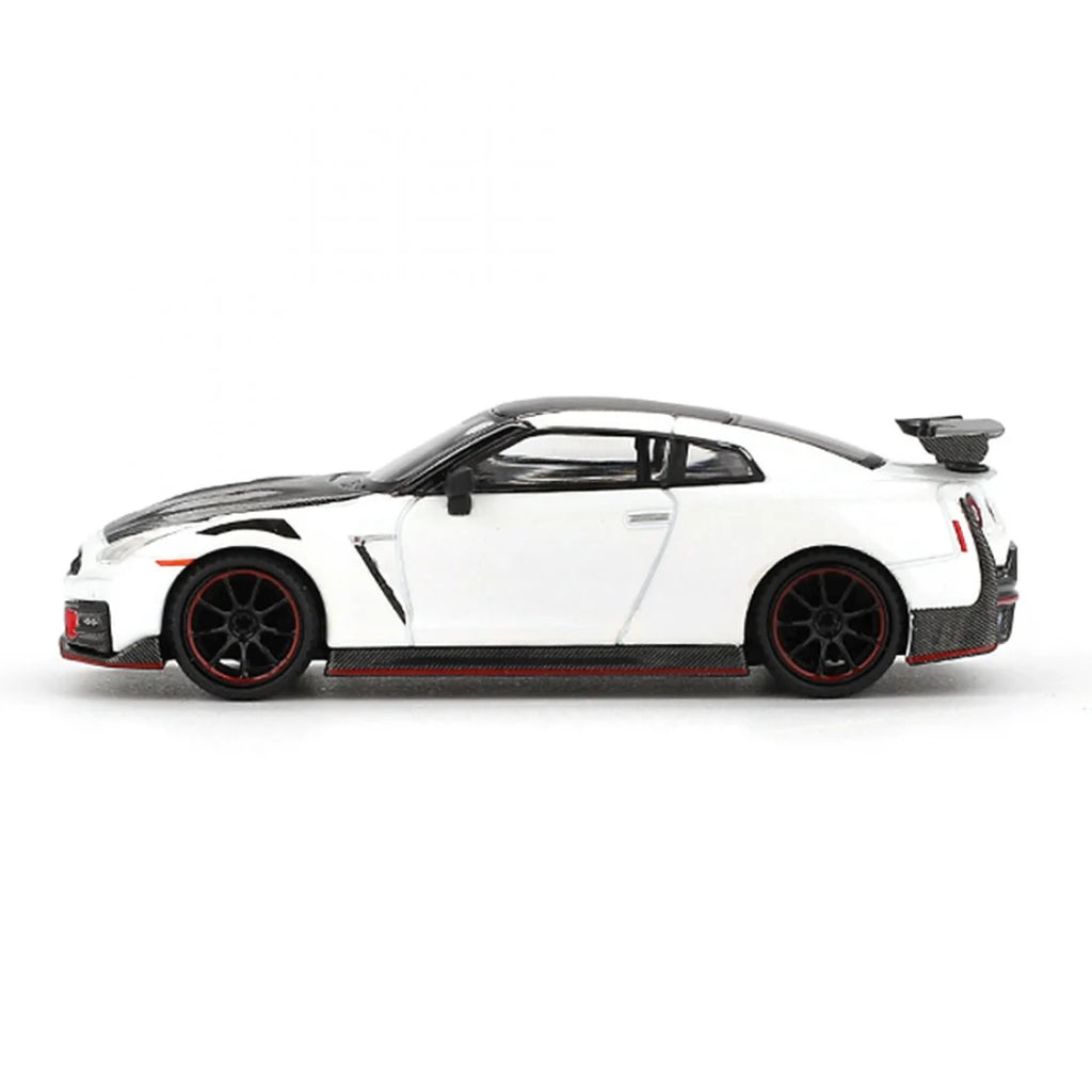 Mini GT 1/64 Nissan GT-R Nismo 2024 Blanco Perla Brillante