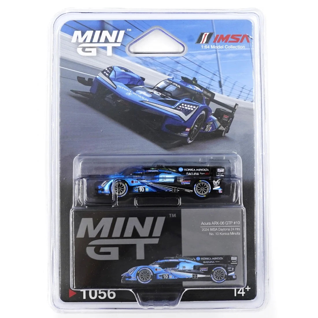 Mini GT 1/64 Acura ARX-06 GTP #10 Wayne Taylor Racing con Andretti 2024 IMSA Daytona 24 Hrs