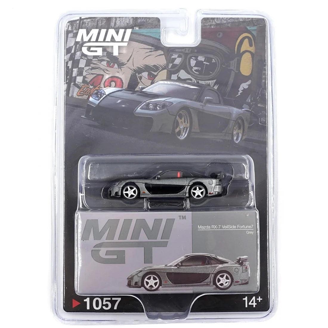 Mini GT 1/64 Mazda RX-7 VeilSide Fortune Grey