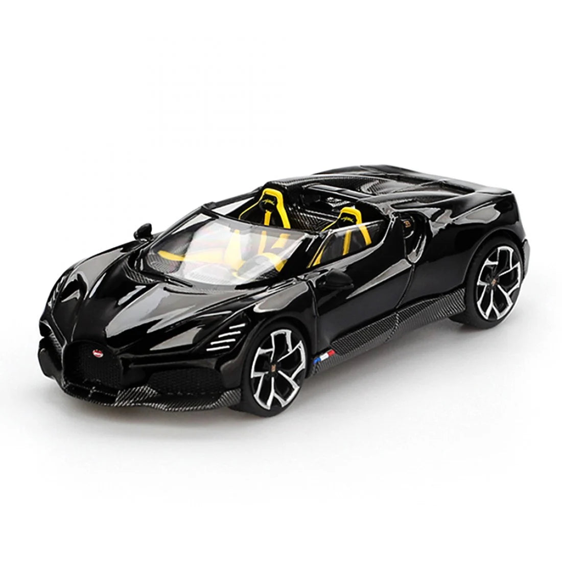 Mini GT 1/64 Bugatti W16 Mistral Negro