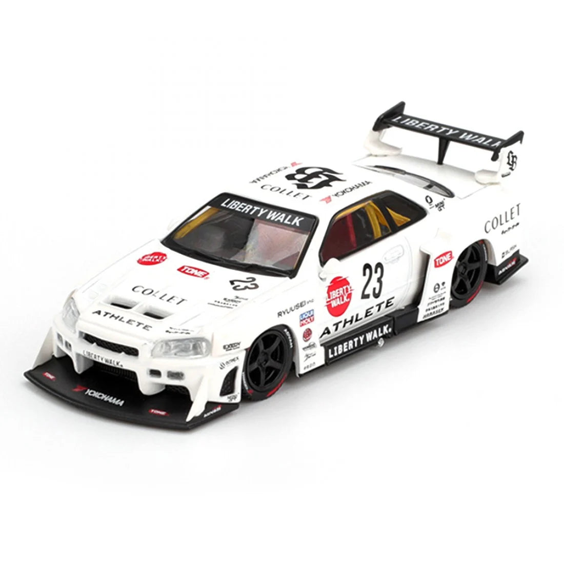 Mini GT 1/64 Nissan LB-ER34 Super Silhouette ATHLETE COLLET