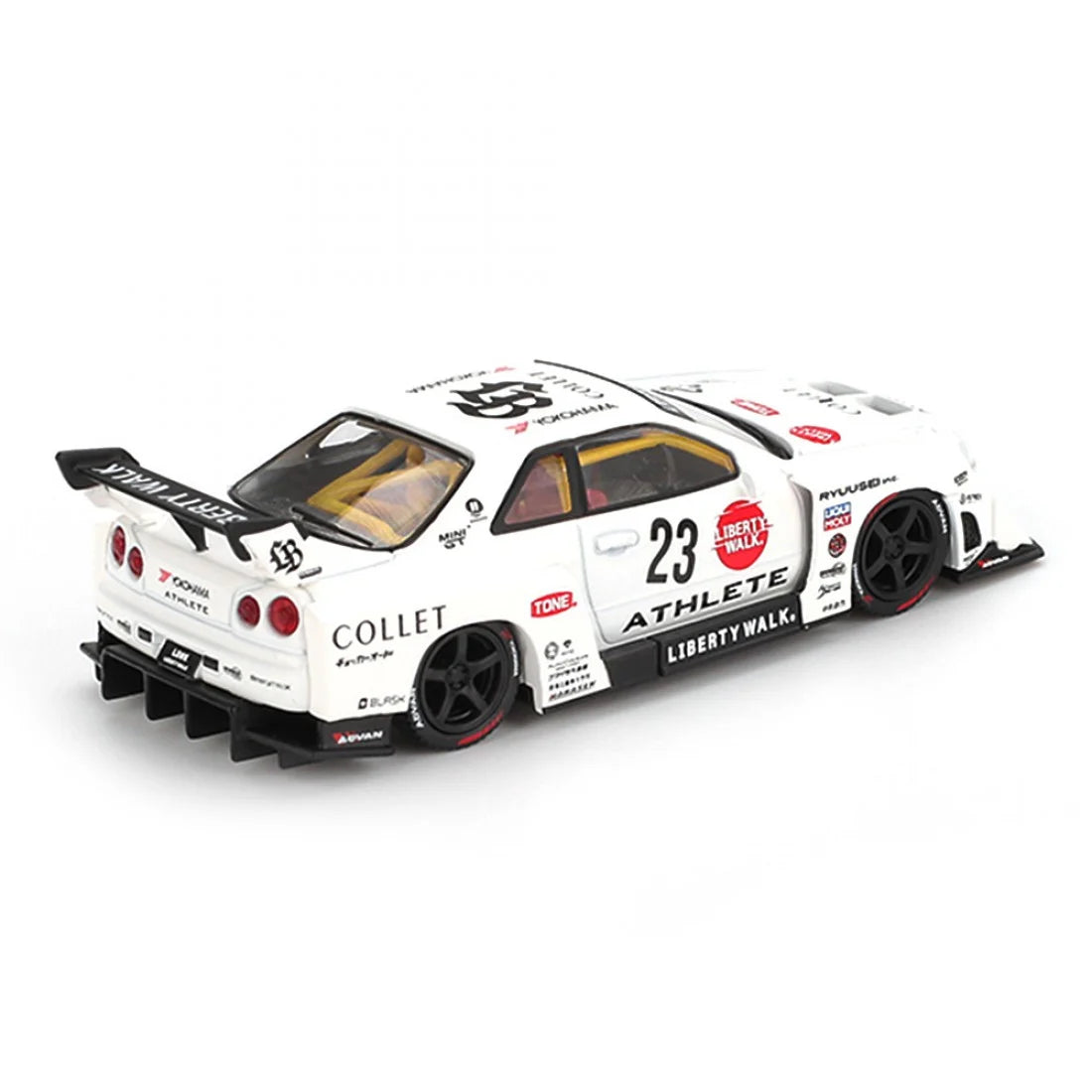 Mini GT 1/64 Nissan LB-ER34 Super Silhouette ATHLETE COLLET