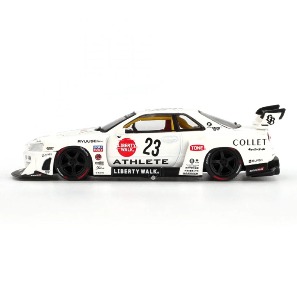 Mini GT 1/64 Nissan LB-ER34 Super Silhouette ATHLETE COLLET