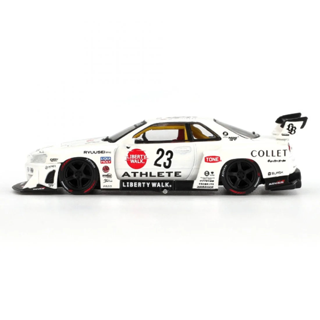 Mini GT 1/64 Nissan LB-ER34 Super Silhouette ATHLETE COLLET