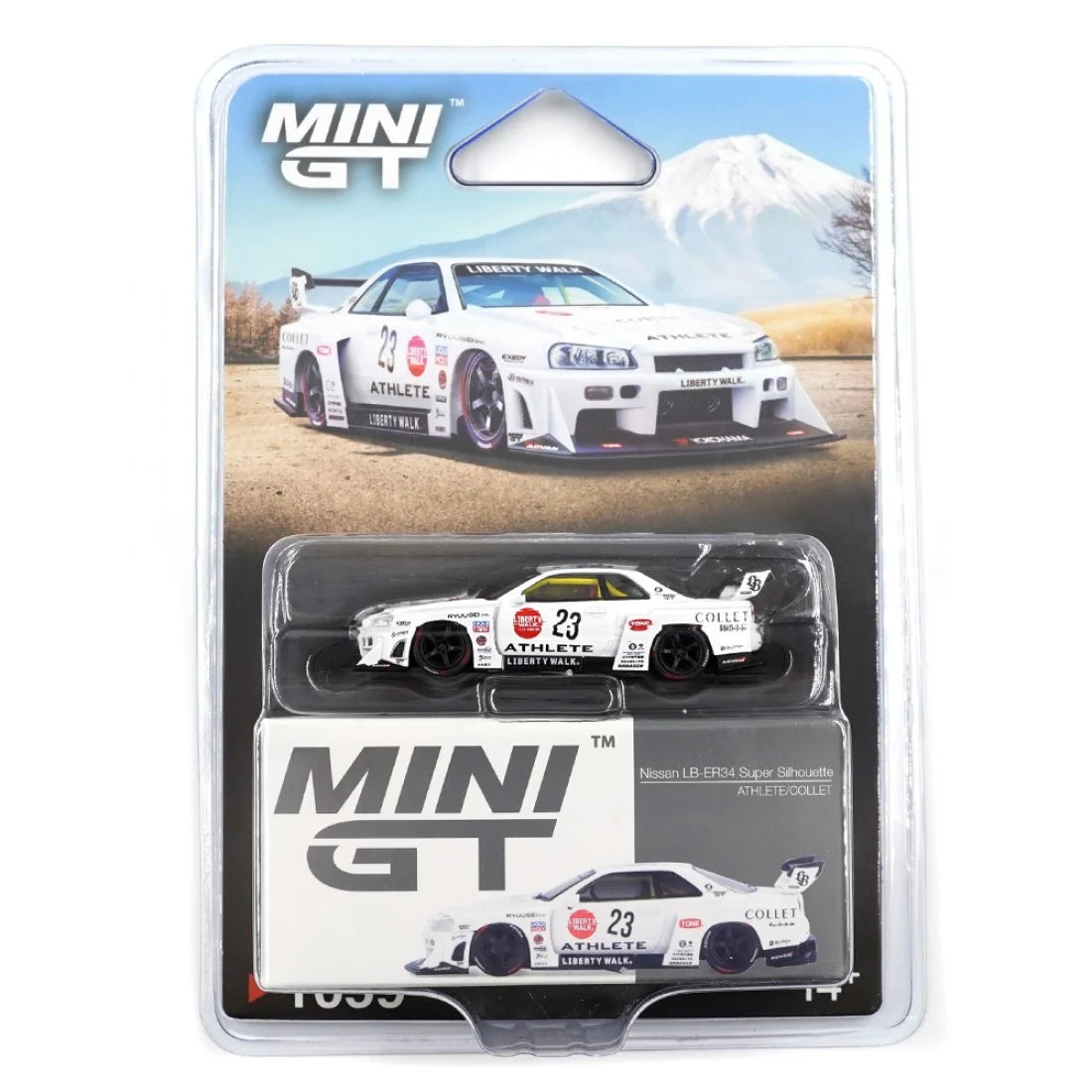 Mini GT 1/64 Nissan LB-ER34 Super Silhouette ATHLETE COLLET