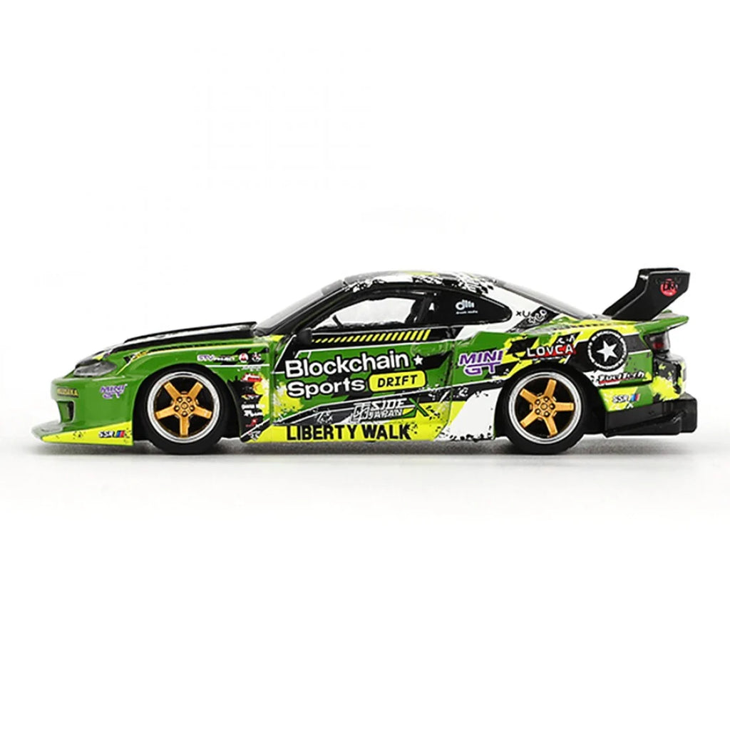 Mini GT 1/64 Nissan LB-Super Silhouette S15 SILVIA #555 V2 2024 Formula Drift Japan