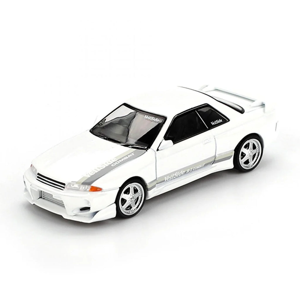 Mini GT 1/64 Nissan Skyline GT-R R32 VeilSide Combat CI Blanco