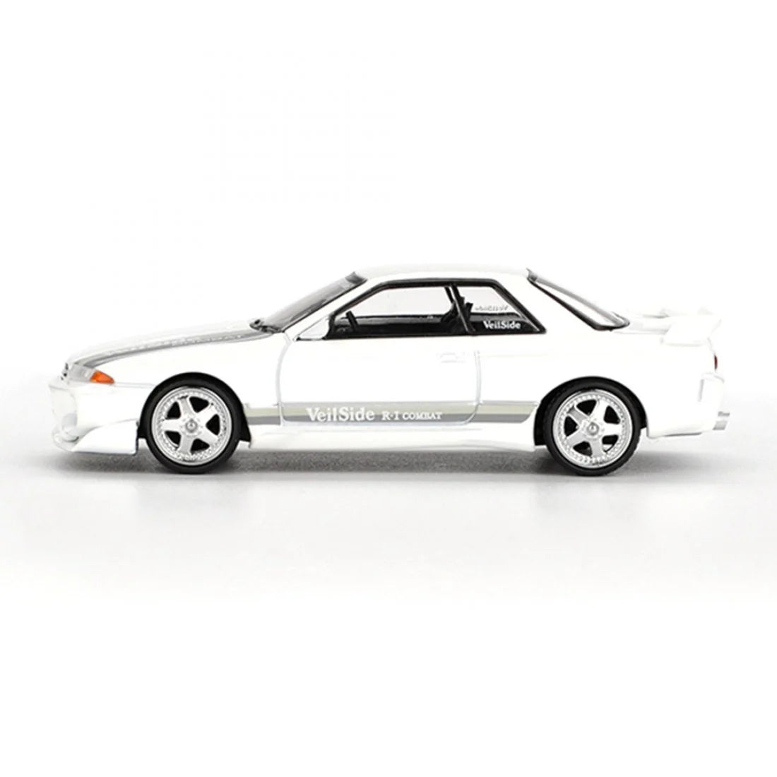 Mini GT 1/64 Nissan Skyline GT-R R32 VeilSide Combat CI Blanco